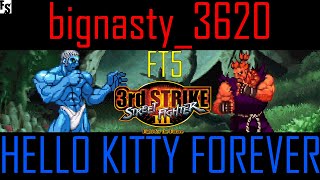 Street Fighter III Third Strike  Red Skull Hail Hydra Urien v bignasty3620 Hugo Fightcade FT5 [upl. by Terrence]