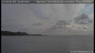 16 August 2024  Aberdour WeatherCam Timelapse [upl. by Glenine]