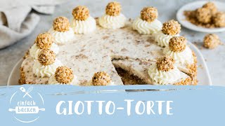 GiottoHaselnussTorte  GiottoTorte  Haselnusstorte  Einfach Backen [upl. by Brigham]