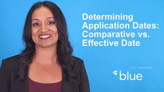 Video 2 Determining Application Dates  Comparative vs Effective Date [upl. by Banerjee]