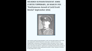 Murder Superintendent Curtin 20 March 1931  Long Neglected by Official Ireland [upl. by Bates103]