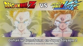 Comparación de Doblaje Gohan se transforma en Super Saiyajin 2 [upl. by Kristopher360]