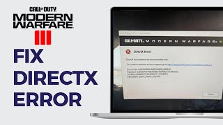 How to Fix DirectX Encountered an Unrecoverable Error in Call of Duty Warzone 30 [upl. by Tedman25]