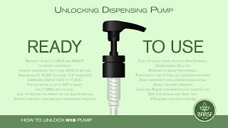 How to Open unlock a Dispensing Pump [upl. by Hiroko]