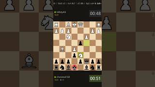 17 move checkmatedamianos bishop matechessted [upl. by Dadinirt]