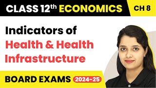 Class 12 Economics Chapter 8  Indicators of Health amp Health Infrastructure 202425 [upl. by Rickart]