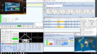 ARRL RTTY Roundup with Icom 7610 [upl. by Aremus]