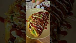 Try this popular malaysian street food Murtabak maggie or ramen Omelette ramen [upl. by Ariamo462]