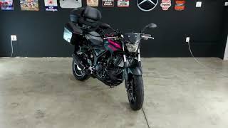 🏍️Moto Yamaha MT03🖤 envelopada de preto fosco e fumê light no farol 19 981418915 André Calderaro [upl. by Filippa]