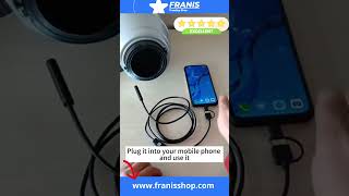 ENDOSCOPE for mobile and PC LED Camera franistrendingshop gadgets [upl. by Suoivatnom]