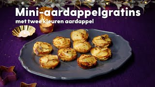 Miniaardappelgratins  Kerstrecepten  Allerhande [upl. by Kannan]