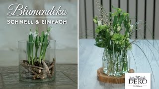 How to ausgefallene Blumendeko für den Frühling schnell amp einfach  Deko Kitchen [upl. by Abeu759]