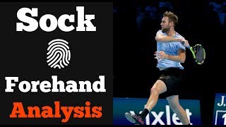 Jack Sock Forehand Analysis  Unique In His Technique [upl. by Gauldin]