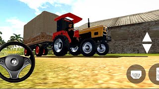 Louding Tractor 🚜Indian tractor driving 3d Android game play [upl. by Brenton]