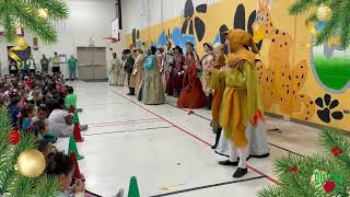 Plainfield East High School Madrigals Perform at Creekside Elementary School 122022 [upl. by Albrecht]