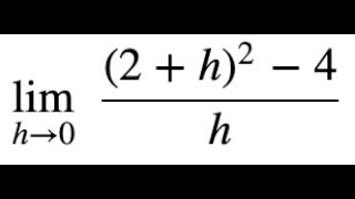 Calc I calculating a simple limit example 715 [upl. by Trawets254]