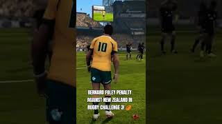 Bernard Foley Penalty for Australia against New Zealand in Rugby Challenge 3 🏉 Shorts  Simulation [upl. by Johnath125]