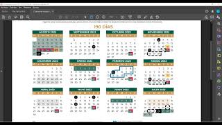 Calendario Escolar 20222023 SEP [upl. by Bale]
