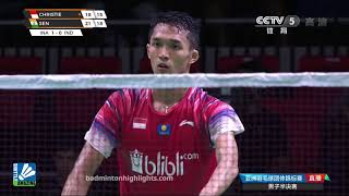 Jonatan Christie vs Lakshya Sen  Badminton Asia Team Championships 2020 [upl. by Lukey]