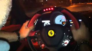 Ferrari 458 Italia sur lautoroute DAlger [upl. by Akilegna]