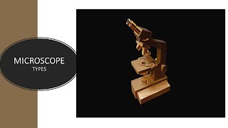 MICROSCOPY  TYPES OF MICROSCOPES IN BRIEF  MICROBIOLOGY [upl. by Noirda864]