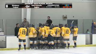 Simsbury High School Boys Varsity Hockey  January 3 2024 [upl. by Enilrac]