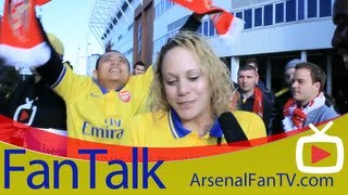 Arsenal FC 3 Sunderland 1  She Says We Love Ozil  ArsenalFanTVcom [upl. by Draneb]