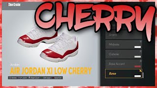 HOW TO MAKE Air Jordan 11 Low quotCherryquot IN NBA 2K22 NBA 2K22 Shoe Creator [upl. by Nollie97]