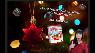 EL CALENDARIO DE ADVIENTO MÁS DELICIOSO ¡¡¡ MR BROWNIE vlog vlogs adviento christmas navidad [upl. by Nennerb]