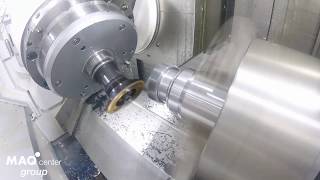 OKUMA Multus U3000 PowerSkiving BIEMH 2018 Demo [upl. by Aoket163]