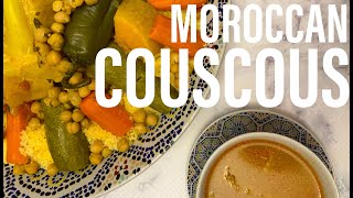 MOROCCAN COUSCOUS  DINAS KITCHEN [upl. by Isyak]