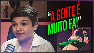 DUBLADOR DO MICHELANGELO TARTARUGAS NINJA CAOS MUTANTE conta como foi DUBLAR a ANIMAÇÃO [upl. by Utas951]