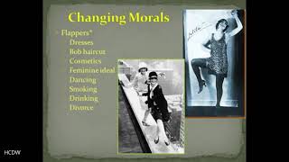 HIST 112 US 1877 present Chapter 21 Part 3 1920s Changing Morals [upl. by Stafani]