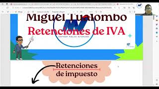 Retención en la fuente del Impuesto al Valor Agregado IVA Ecuador actualizado a septiembre de 2023 [upl. by Neltiak]