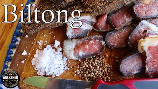 How to make Biltong recipe  South African cured amp dried beef  Traditional Biltong recipe [upl. by Anem]