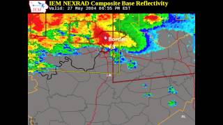 MAY 27 2004 Borden IN  Lexington KY Tornado Outbreak [upl. by Ykciv244]