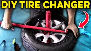 How to Use a Manual Tire Changer  Harbor Freight [upl. by Lorrayne]