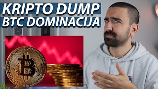 KRIPTO DUMP  BTC DOMINACIJA RASTE [upl. by Nnylireg715]