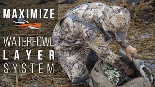 Sitkas Waterfowl Hunting System  Early to Late Season Camo Gear [upl. by Ielarol]