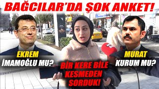 Ekrem İmamoğlu mu Murat Kurum mu AKPli Bağcılarda Şaşkına Çeviren Seçim Anketi [upl. by Jocelin]