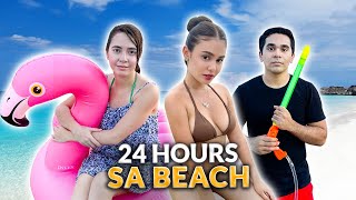 24 HOURS BEACH CHALLENGE  IVANA ALAWI [upl. by Perretta]