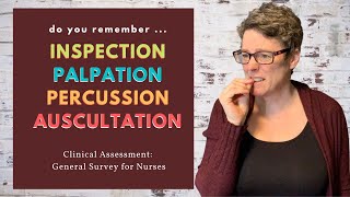 Inspection Palpation Percussion Auscultation for Nursing [upl. by Sidhu]