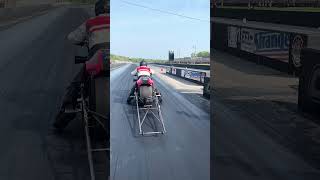 Top Fuel Harley finals Jordan Peterson vs Jay Turner nitroharley dragracinglife petersonracing [upl. by Nylarak]