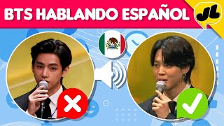 ADIVINA la voz de BTS hablando en ESPAÑOL✅ jayul trivia quiz [upl. by Christie]