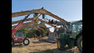 Construction dun hangar agricole [upl. by Amat]