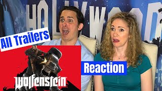 Wolfenstein All Trailers Reaction From The New Order to Youngblood [upl. by Attikin]