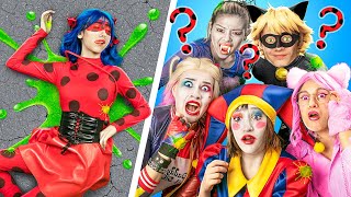 Ladybugı Kim Öldürdü Harley Quinn vs Hello Kitty vs Vampir [upl. by Eninaej]