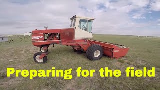 Hesston 6600 Walkaround and season prep [upl. by Ettecul214]