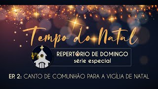 ESPECIAL DE NATAL O VERBO SE FEZ CARNE  Canto de Comunhão  Missa da Noite de Natal [upl. by Ydnagrub940]