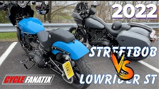 2022 STREETBOB OR LOWRIDER ST  WHATS RIGHT FOR YOU  HARLEYDAVIDSON STREETBOB LOWRIDERST [upl. by Silletram]